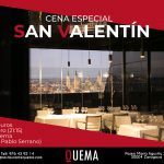 Cena San Valentin Restaurante Quema